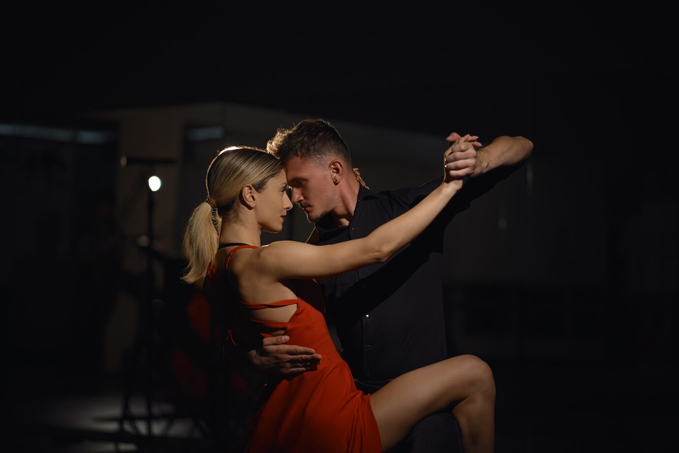 Couple dancing ballroom