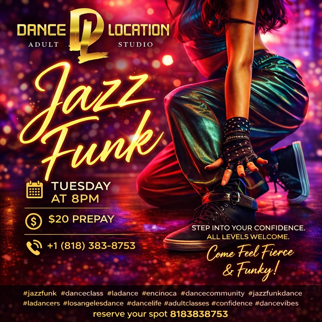 Jazz Funk Class – Energy, Style & Attitude